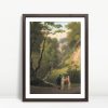Gentle Gathering By Forest Stream