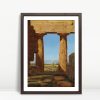 Columns of the Temple of Neptune at Paestum by Constantin Hansen