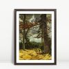Autumn Forest Under Moody Skies