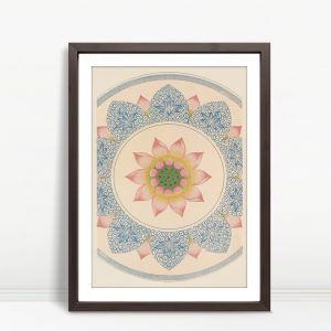 Mandala Lotus With Decorative Petals