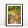 Mother And Child By Open Window