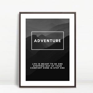 Adventure Begins Beyond The Comfort
