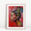 Urban Queen Graffiti Profile Art