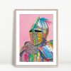 Graffiti Knight Pink Armored Hero