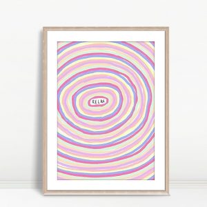 Relaxing Pastel Spiral Gallery Art