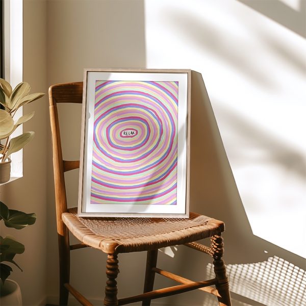 Relaxing Pastel Spiral Gallery Art - Image 4