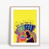 Tell Yourself Rainbow Motivational Wall