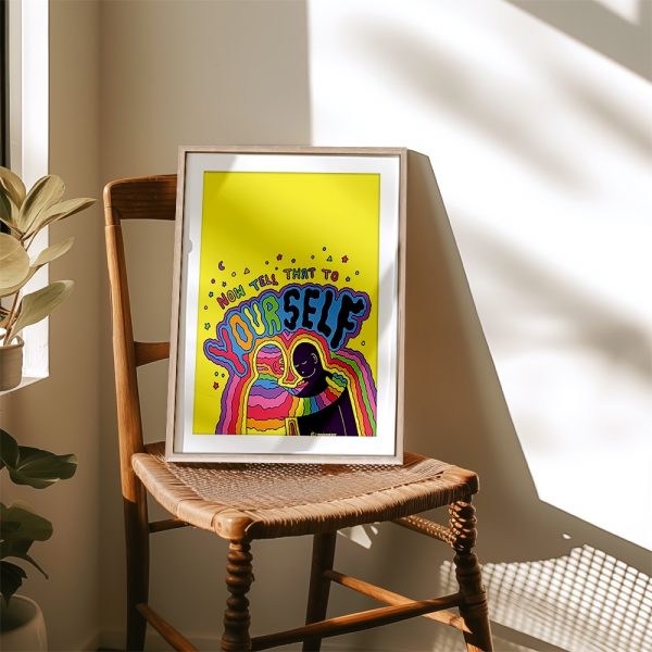 Tell Yourself Rainbow Motivational Wall - Image 4