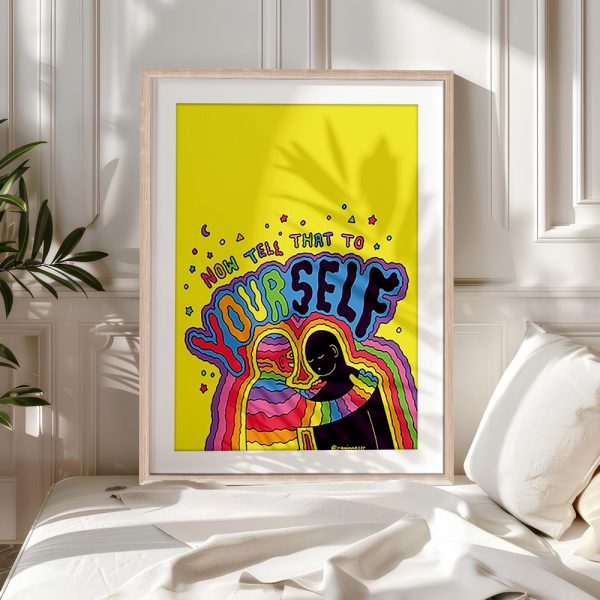 Tell Yourself Rainbow Motivational Wall - Image 5