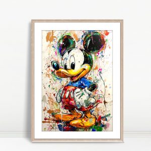 Splatter Painted Mouse Gallery Art