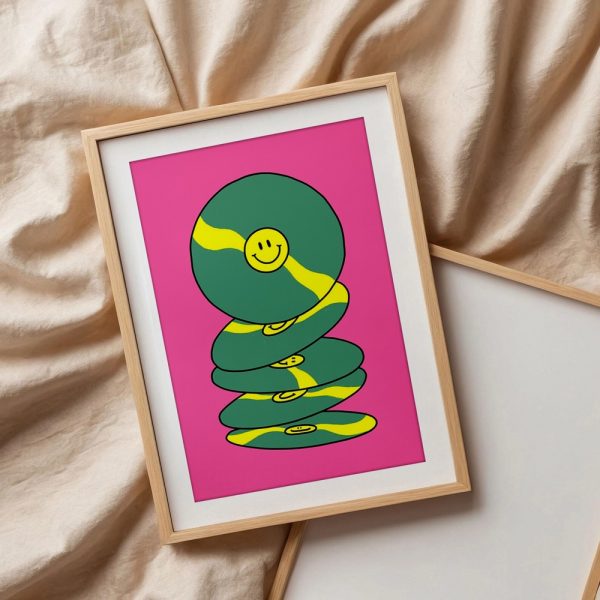 Smiley Vinyl Records Pop Vibe - Image 3