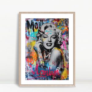 Graffiti Marilyn Pop Art Icon