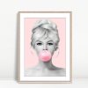 Bubblegum Girl Retro Glam Art