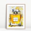 Chanel Perfume Bottle Fashion Art