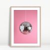 Retro Disco Ball Gallery Art