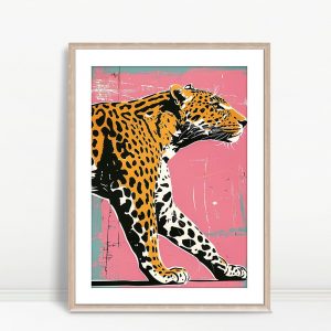 Fierce Leopard Pop Gallery Art