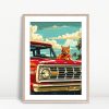 Cat On Ford Pop Gallery Art
