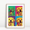 Golden Retriever Pop Gallery Art