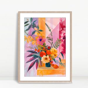 Sunlit Florals Abstract Gallery Art