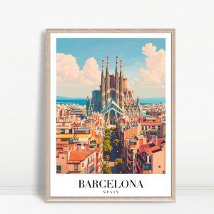 Barcelona: A Moment in Time Art