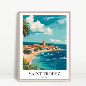 Saint Tropez Beach View Gallery Art