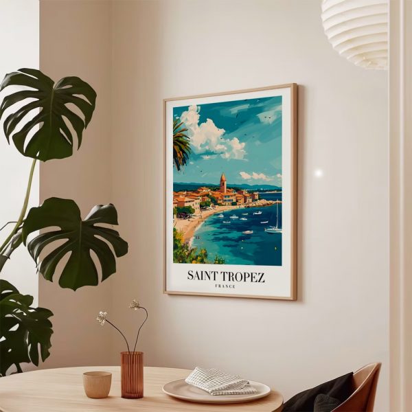 Saint Tropez Beach View Gallery Art - Image 5