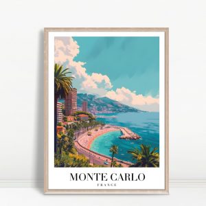 Monte Carlo Marine Drive Gallery Art