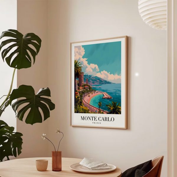 Monte Carlo Marine Drive Gallery Art - Image 5