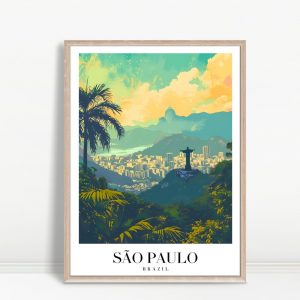Sao Paulo City View Gallery Art