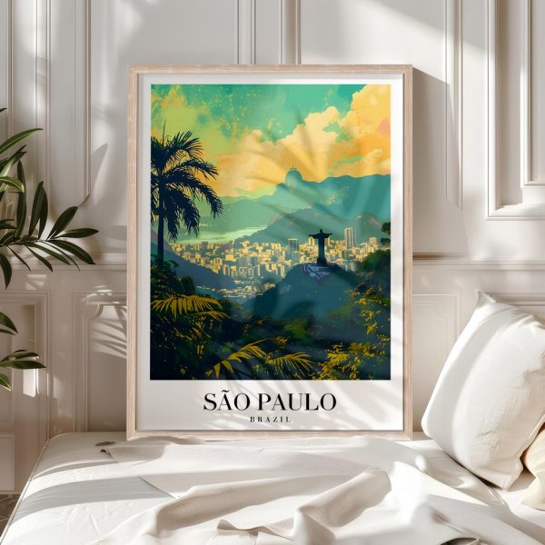 Sao Paulo City View Gallery Art - Image 4