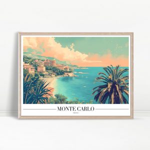 Monte Carlo Travel Gallery Wall Art