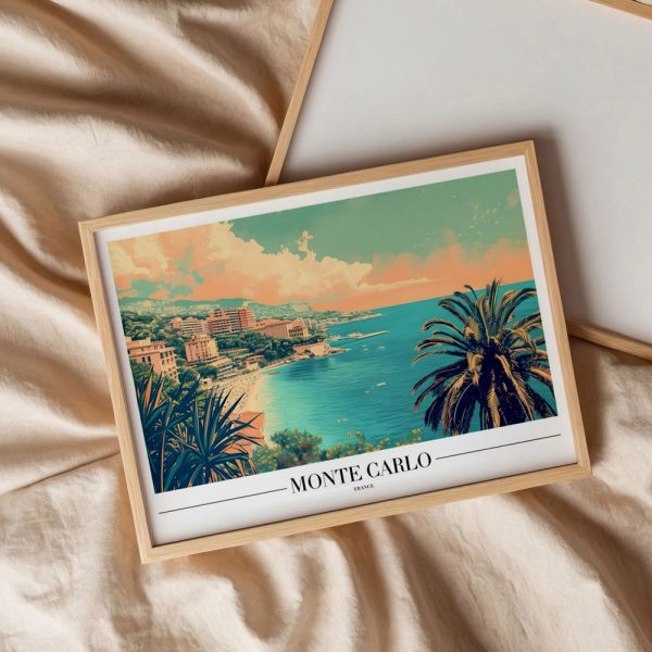 Monte Carlo Travel Gallery Wall Art - Image 3