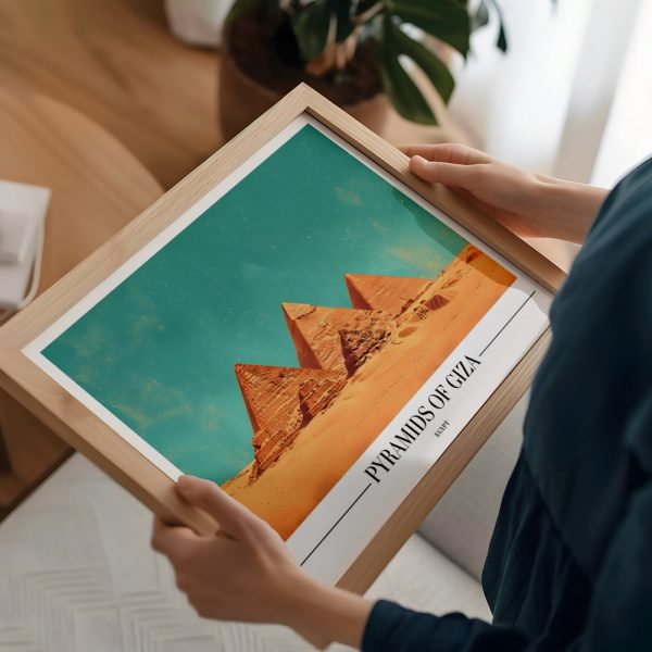 Pyramids of Giza Travel Gallery Art - Image 2
