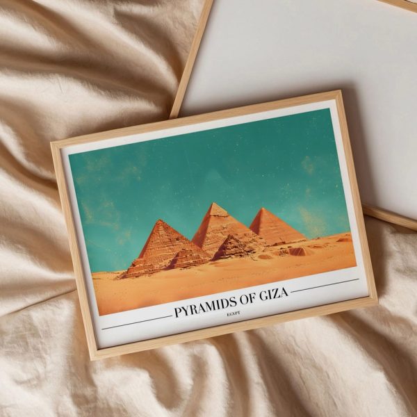 Pyramids of Giza Travel Gallery Art - Image 3