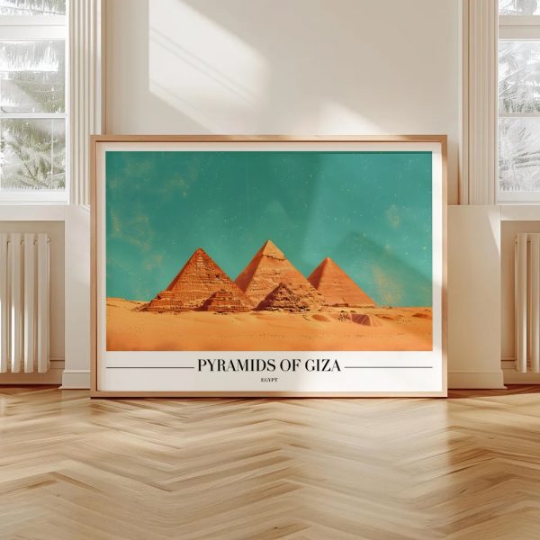 Pyramids of Giza Travel Gallery Art - Image 4