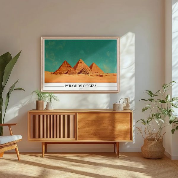 Pyramids of Giza Travel Gallery Art - Image 5