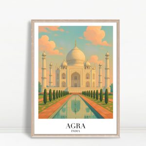 Historic Taj Mahal Travel Gallery Art