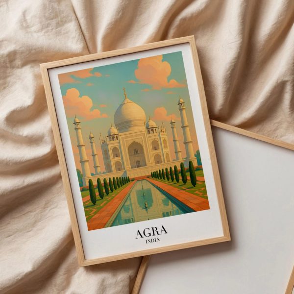 Historic Taj Mahal Travel Gallery Art - Image 3
