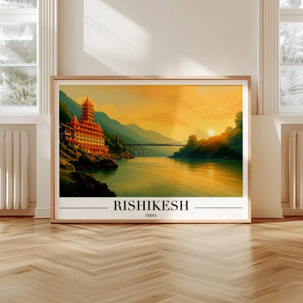 Holy Ganga Rishikesh Gallery Art - Image 4