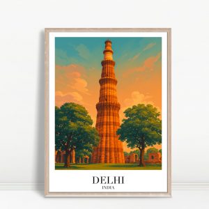 Qutub Minar: A Moment in Time Art