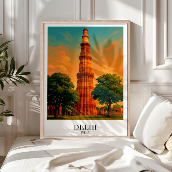 Qutub Minar: A Moment in Time Art - Image 4