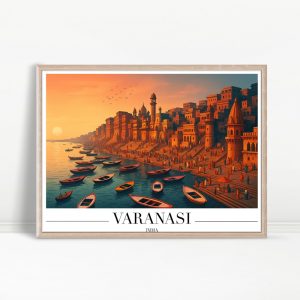 Auspicious Varanasi Ghat Gallery Art
