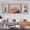 Natural Stillness Crystal Glass Wall Art - Set of 3
