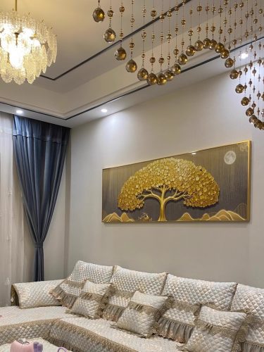 Moonlight Tree of Life Crystal Glass Painting photo review