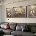 Golden Essence Modern Glass Painting - Set of 3 photo review