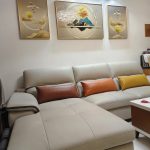 Golden Tranquility Crystal Glass painting - Set Of 3 photo review