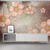 Blush Jewel Blossom Fantasy Wallpaper