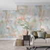 Misty Aquamarine Dream Marble Wallpaper