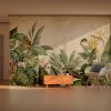 Vintage Oasis Leafy Tropics Wall Mural
