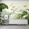 Emerald Jungle Mist Paradise Wall Mural